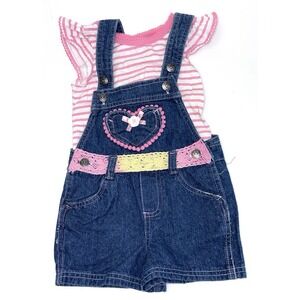 Overalls Set Girls 2t